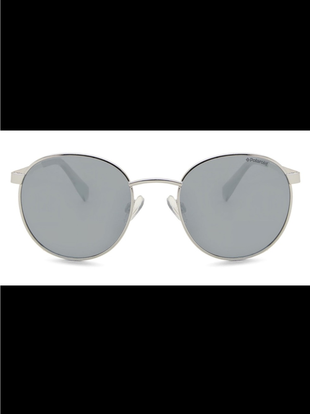 Polaroid PLD 2053 Silver Round Metal Sunglasses with Gray Lenses